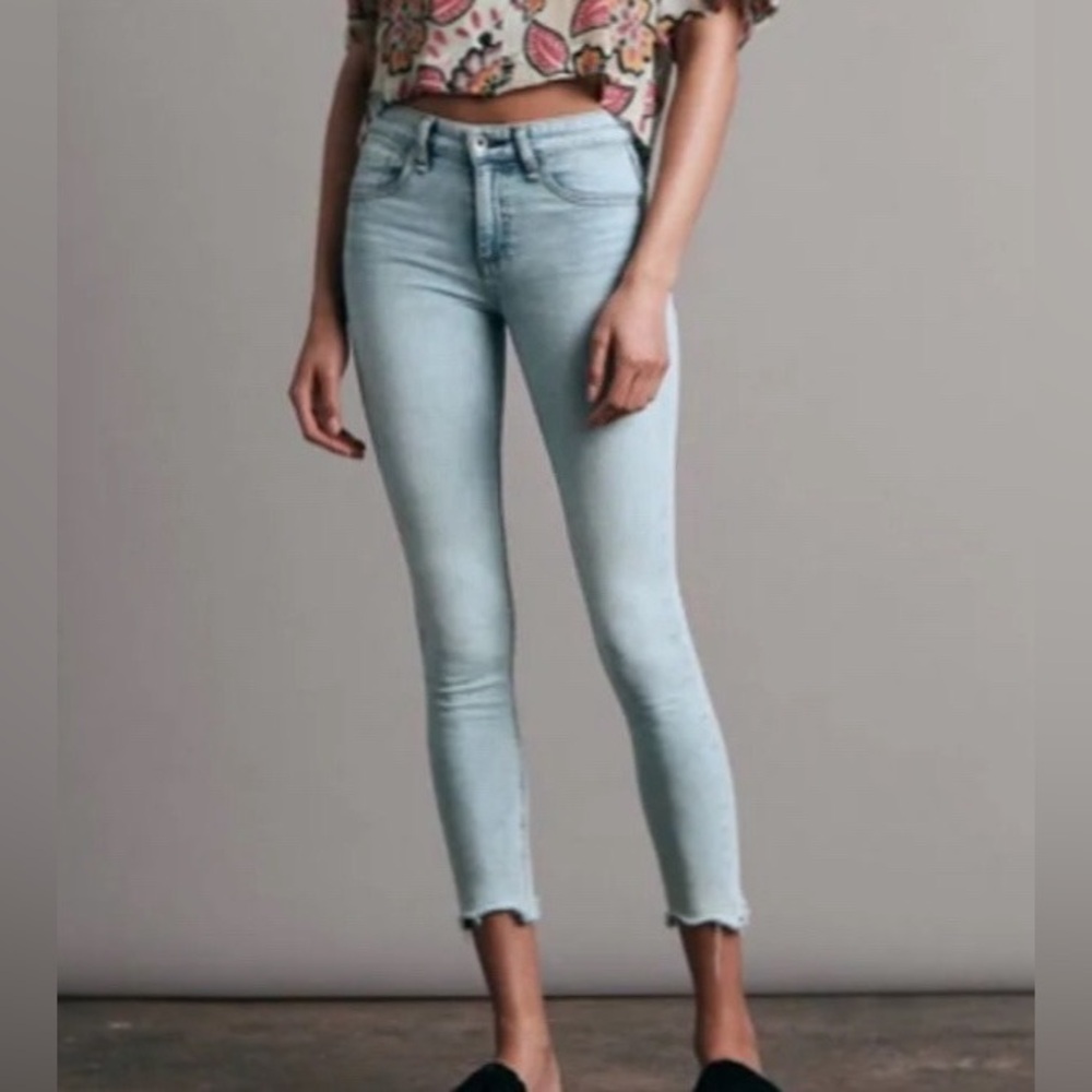 Rag & Bone Cate Mid-Rise Ankle Skinny Jean in Jade Size 25